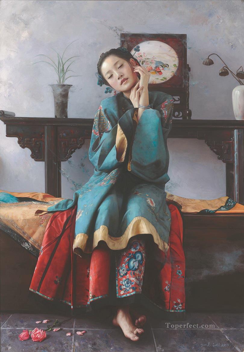 dream of marriage Chinese girl Oil Paintings